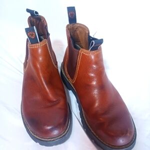 Arait Men's Brown Leather Boots